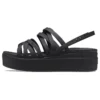 Sandalias de tiras Brooklyn en negro
