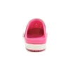 Sandalias deportivas rosas de tacón bajo para exterior de Crocs, talla pequeña