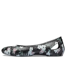 Sandalias Larua con estampado, negras