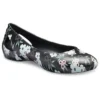 Sandalias Larua con estampado, negras