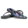 Sandalias Miami de punta redonda con estampado floral oscuro Sandalias Miami de punta redonda con estampado floral oscuro