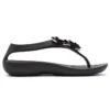 Sandalias negras transpirables, cómodas y ligeras