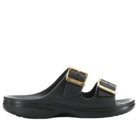 Sandalias Saturday con hebilla metalizada «Black»