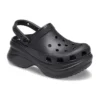 Sandalias Small Whale Retro Crocs de suela gruesa, negras