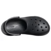 Sandalias Small Whale Retro Crocs de suela gruesa, negras