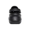 Sandalias Small Whale Retro Crocs de suela gruesa, negras