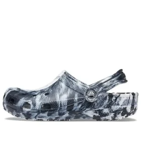 Sandalias unisex Beach Marbled «Black White»
