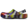 Sandalias unisex de playa Crocs multicolores y negras
