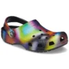Sandalias unisex de playa Crocs multicolores y negras