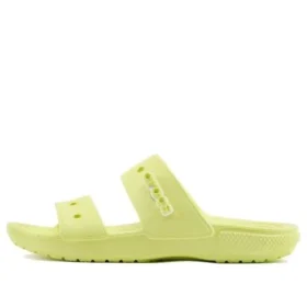 Sandalias unisex deportivas cómodas con suela blanda, color amarillo