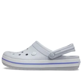 Sandalias unisex grises Crocband, ligeras y resistentes al desgaste
