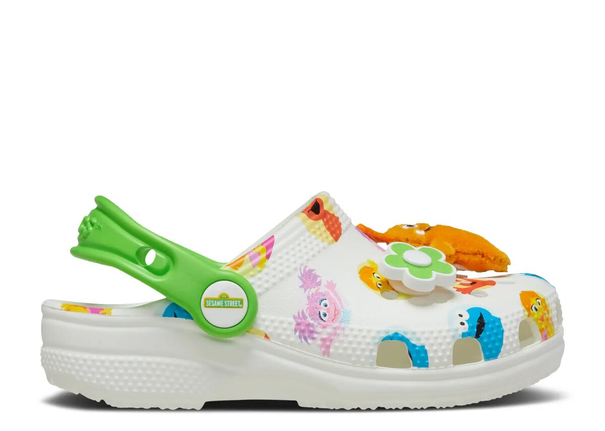 Sesame Street x Classic Clog para niños pequeños «Be Seen» Sesame Street x Classic Clog para niños pequeños «Be Seen»