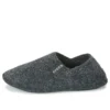 Zapatillas de casa clásicas de suela blanda, unisex, negras