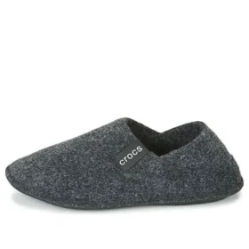 Zapatillas de casa clásicas de suela blanda, unisex, negras