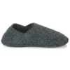 Zapatillas de casa clásicas de suela blanda, unisex, negras