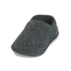 Zapatillas de casa clásicas de suela blanda, unisex, negras
