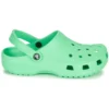 Zapatillas de casa clásicas de talón plano para exterior, color verde