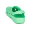Zapatillas de casa clásicas de talón plano para exterior, color verde