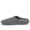 Zapatillas de casa clásicas informales, gruesas y cálidas, unisex, gris