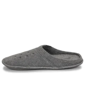 Zapatillas de casa clásicas informales, gruesas y cálidas, unisex, gris