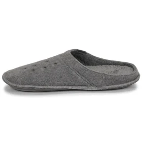 Zapatillas de casa clásicas informales, gruesas y cálidas, unisex, gris
