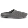 Zapatillas de casa clásicas informales, gruesas y cálidas, unisex, gris