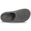 Zapatillas de casa clásicas informales, gruesas y cálidas, unisex, gris