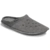 Zapatillas de casa clásicas informales, gruesas y cálidas, unisex, gris