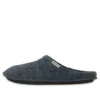 Zapatillas de casa clásicas informales unisex azul marino