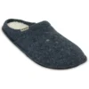 Zapatillas de casa clásicas informales unisex azul marino