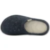 Zapatillas de casa clásicas informales unisex azul marino