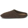 Zapatillas de casa clásicas informales unisex marrones