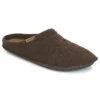 Zapatillas de casa clásicas informales unisex marrones