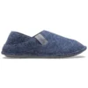 Zapatillas de casa clásicas unisex con suela blanda, de color azul