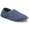 Zapatillas de casa clásicas unisex con suela blanda, de color azul