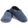Zapatillas de casa clásicas unisex con suela blanda, de color azul