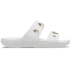 Zapatillas de casa planas de talón bajo para exterior, con suela blanda y cómodas, en color blanco