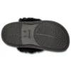 Zapatillas de casa tipo mule de piel «Black»