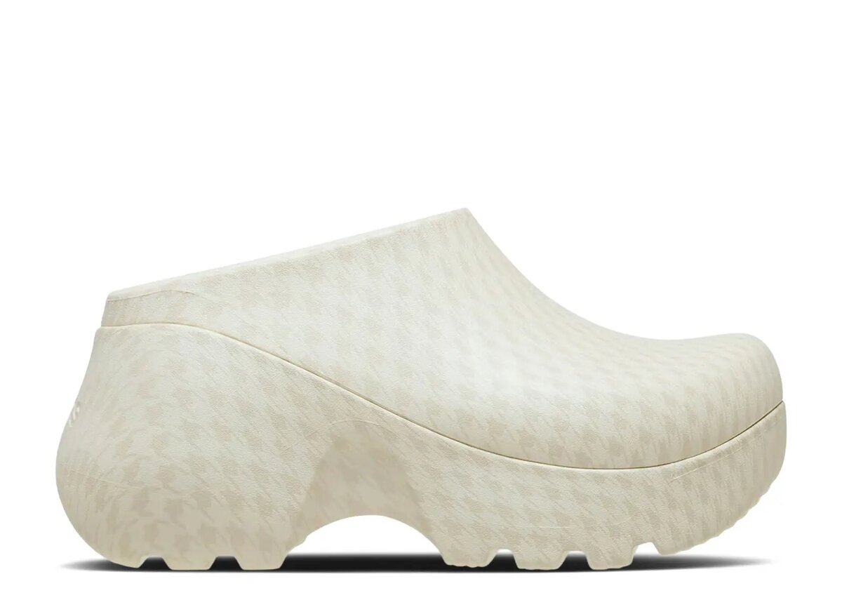 Zapatillas Hydra Zuecos «Summit White» con estampado de pata de gallo Zapatillas Hydra Zuecos «Summit White» con estampado de pata de gallo