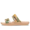 Zapatos clásicos con estampado de camuflaje tipo Crocs «Verde tostado»