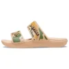 Zapatos clásicos con estampado de camuflaje tipo Crocs «Verde tostado»