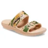 Zapatos clásicos con estampado de camuflaje tipo Crocs «Verde tostado»