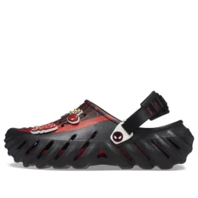 Zapatos de madera Team Spider-Man Echo Clog «Negro-Rojo»