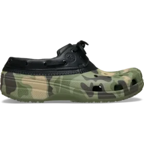 Zapatos náuticos clásicos con estampado de camuflaje de pato