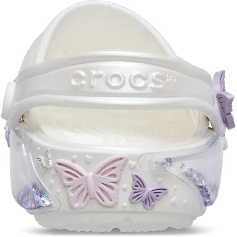 Zueco Classic Butterfly Sparkle Shaker para niños pequeños Zueco Classic Butterfly Sparkle Shaker para niños pequeños