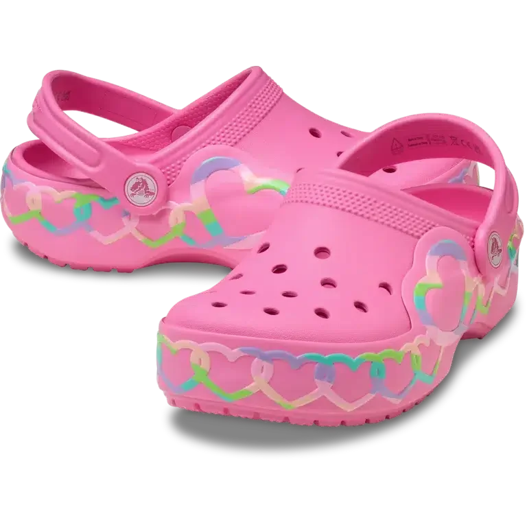 Zueco Classic Heart Lights para niños Zueco Classic Heart Lights para niños
