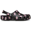 Zueco clásico con estampado floral