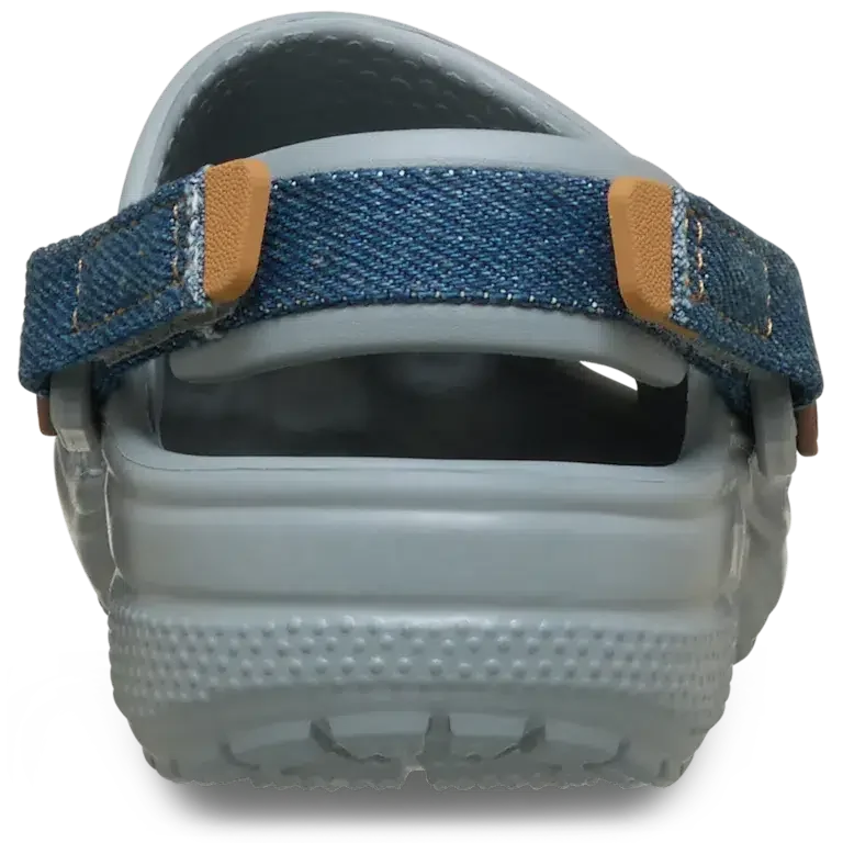 Zueco clásico de denim para niños pequeños con correa trasera ajustable Zueco clásico de denim para niños pequeños con correa trasera ajustable