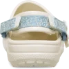 Zueco clásico para niños pequeños de denim con flores y correa trasera ajustable Zueco clásico para niños pequeños de denim con flores y correa trasera ajustable