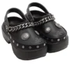 Zueco con adornos «Black»